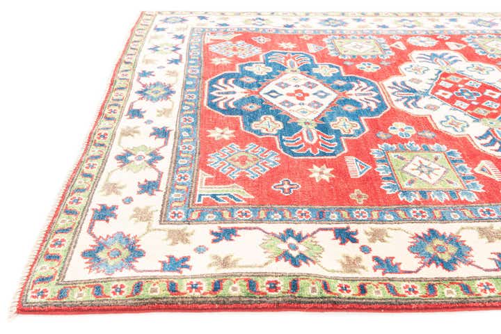 5' x 6' 5 Hand Knotted Kazak Rug