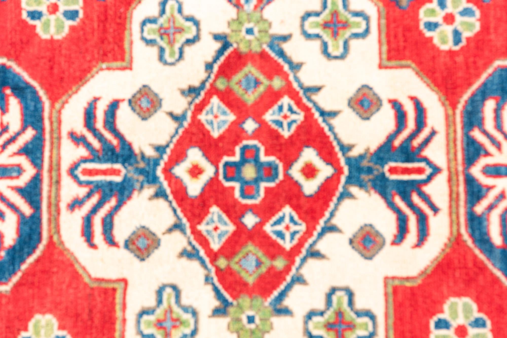 5' x 6' 5 Hand Knotted Kazak Rug