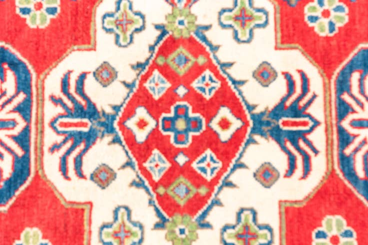 Detail image of 5' x 6' 5 Hand Knotted Kazak Rug