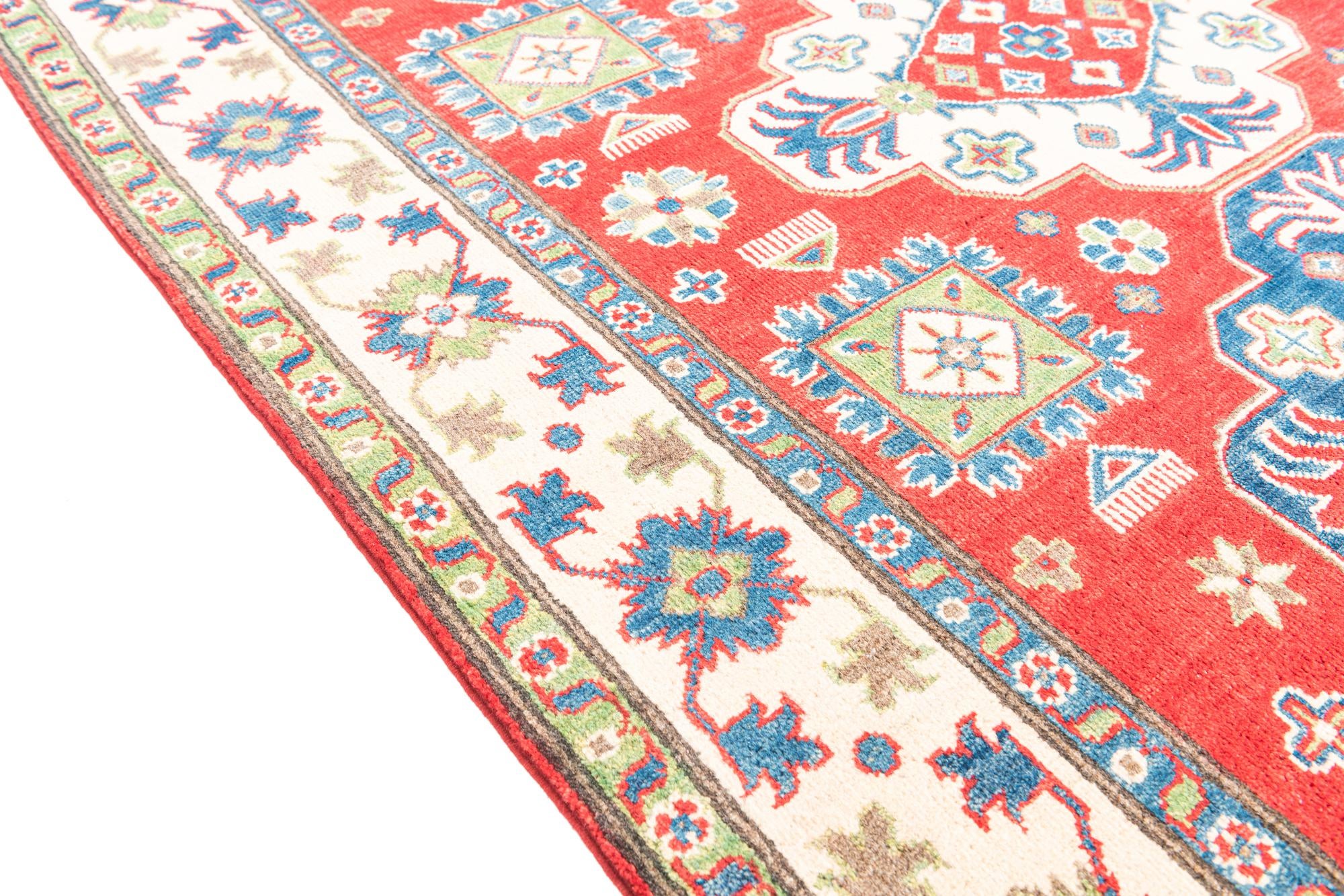 5' x 6' 5 Hand Knotted Kazak Rug