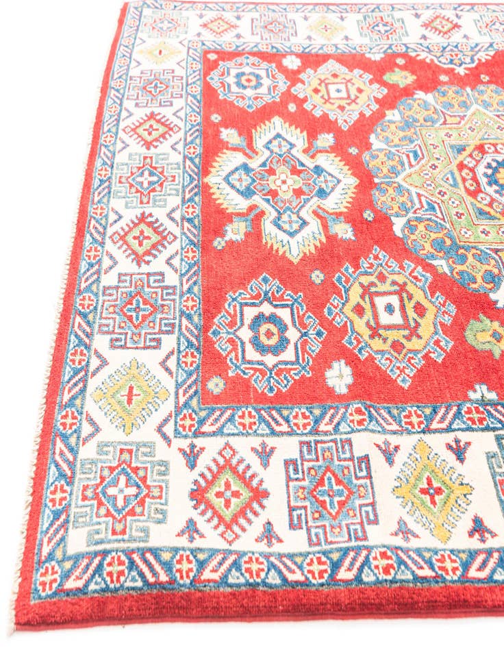 Detail image of 5' x 6' 10  Hand Knotted Kazak Rug
