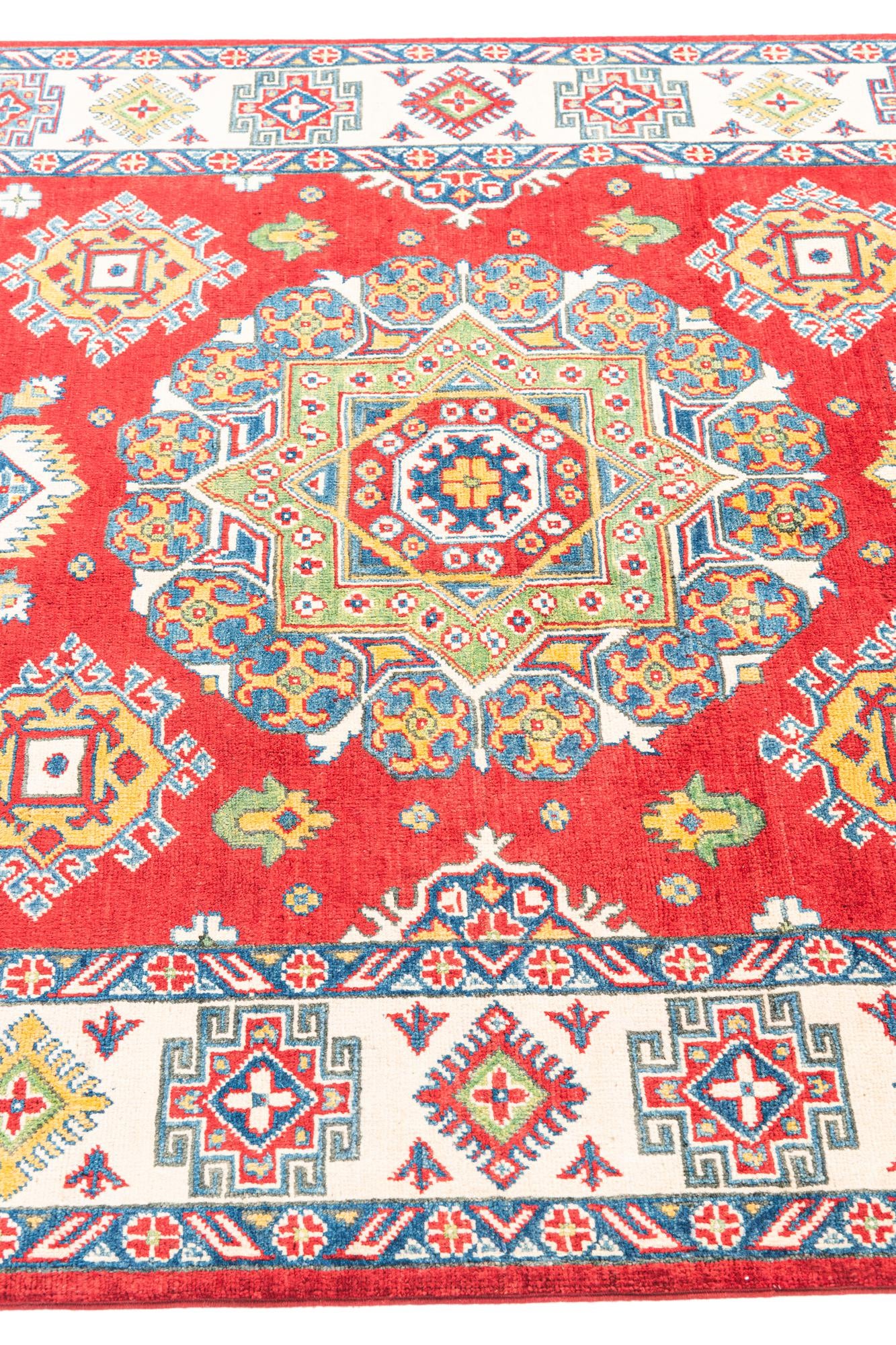 5' x 6' 10 Hand Knotted Kazak Rug