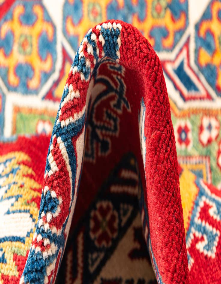 Detail image of 5' x 6' 10  Hand Knotted Kazak Rug