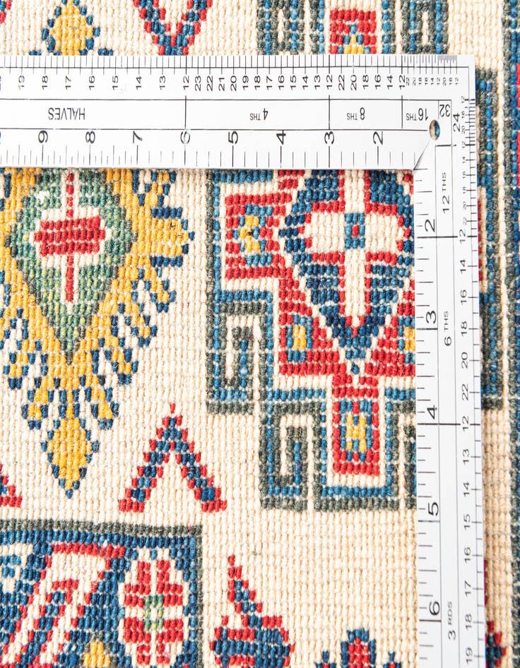 Detail image of 5' x 6' 10  Hand Knotted Kazak Rug