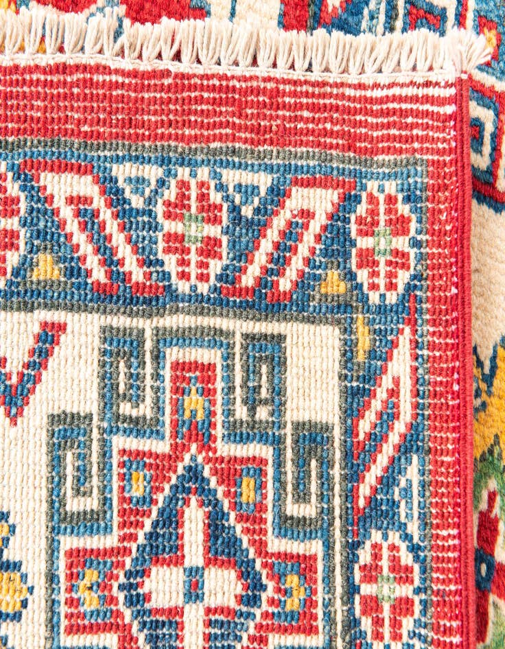 Detail image of 5' x 6' 10  Hand Knotted Kazak Rug