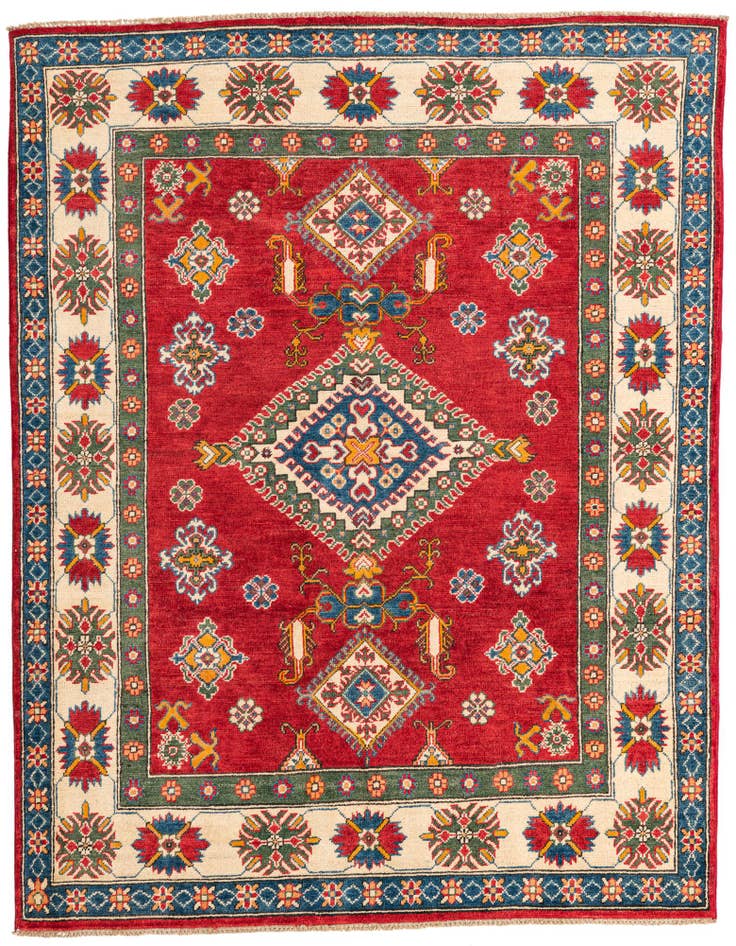 Detail image of 5' x 6' 5 Hand Knotted Kazak Rug