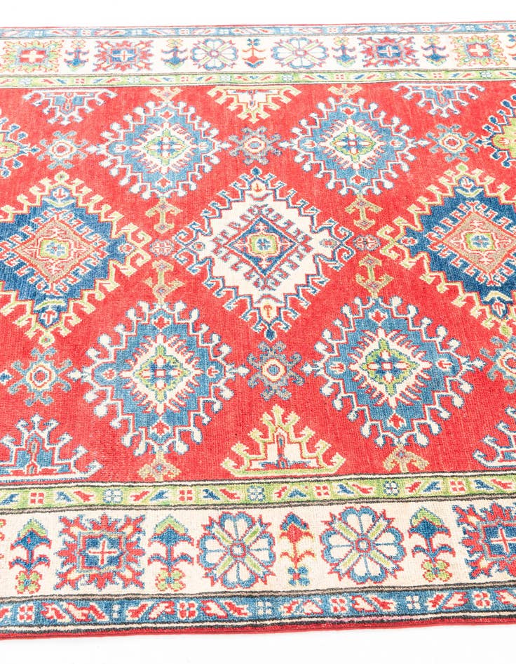 Detail image of 4' 10 x 6' 6  Hand Knotted Kazak Rug