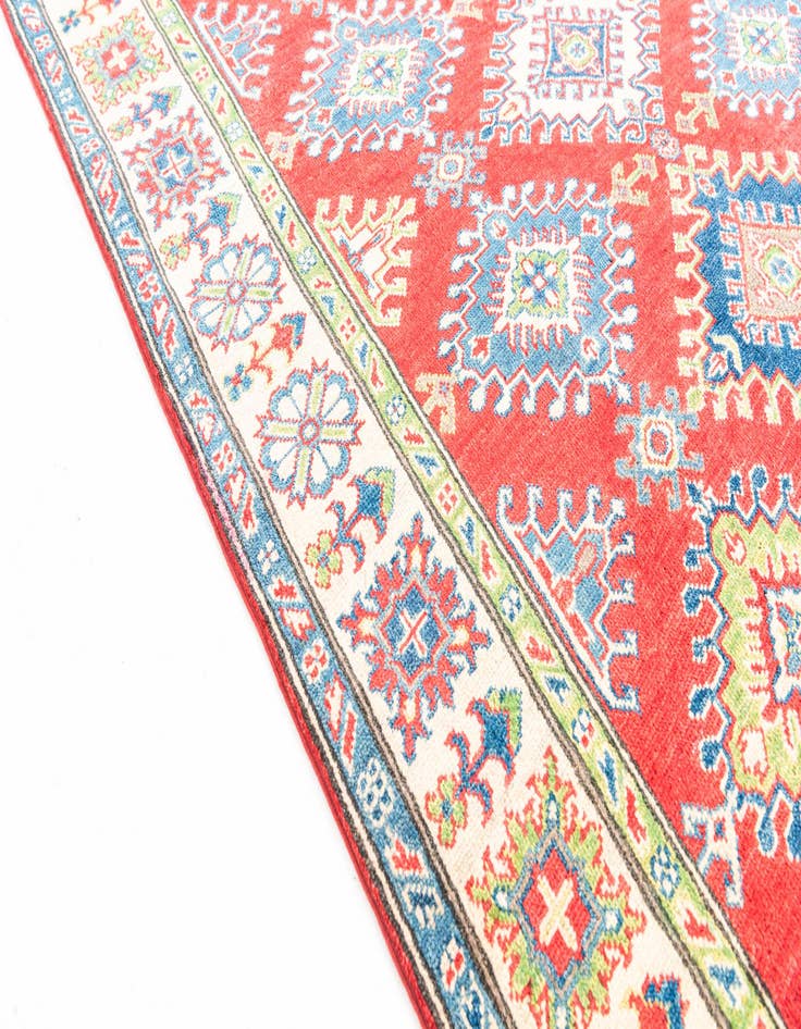 Detail image of 4' 10 x 6' 6  Hand Knotted Kazak Rug