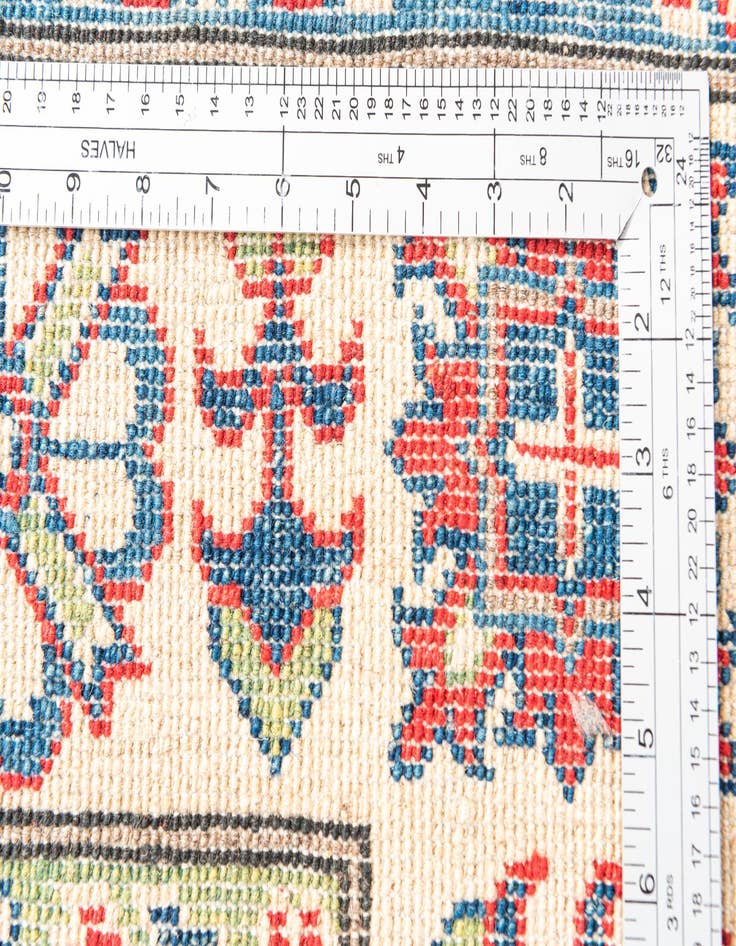 Detail image of 4' 10 x 6' 6  Hand Knotted Kazak Rug