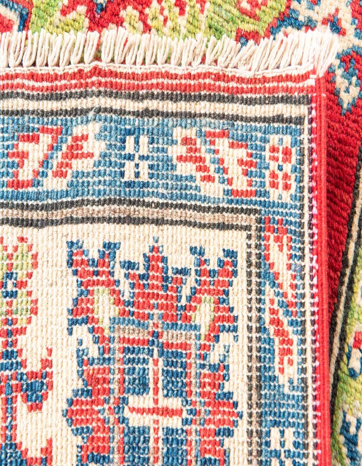 Detail image of 4' 10 x 6' 6  Hand Knotted Kazak Rug