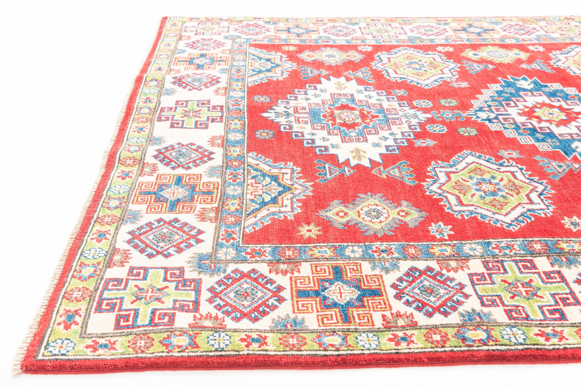 5' x 6' 9 Hand Knotted Kazak Rug