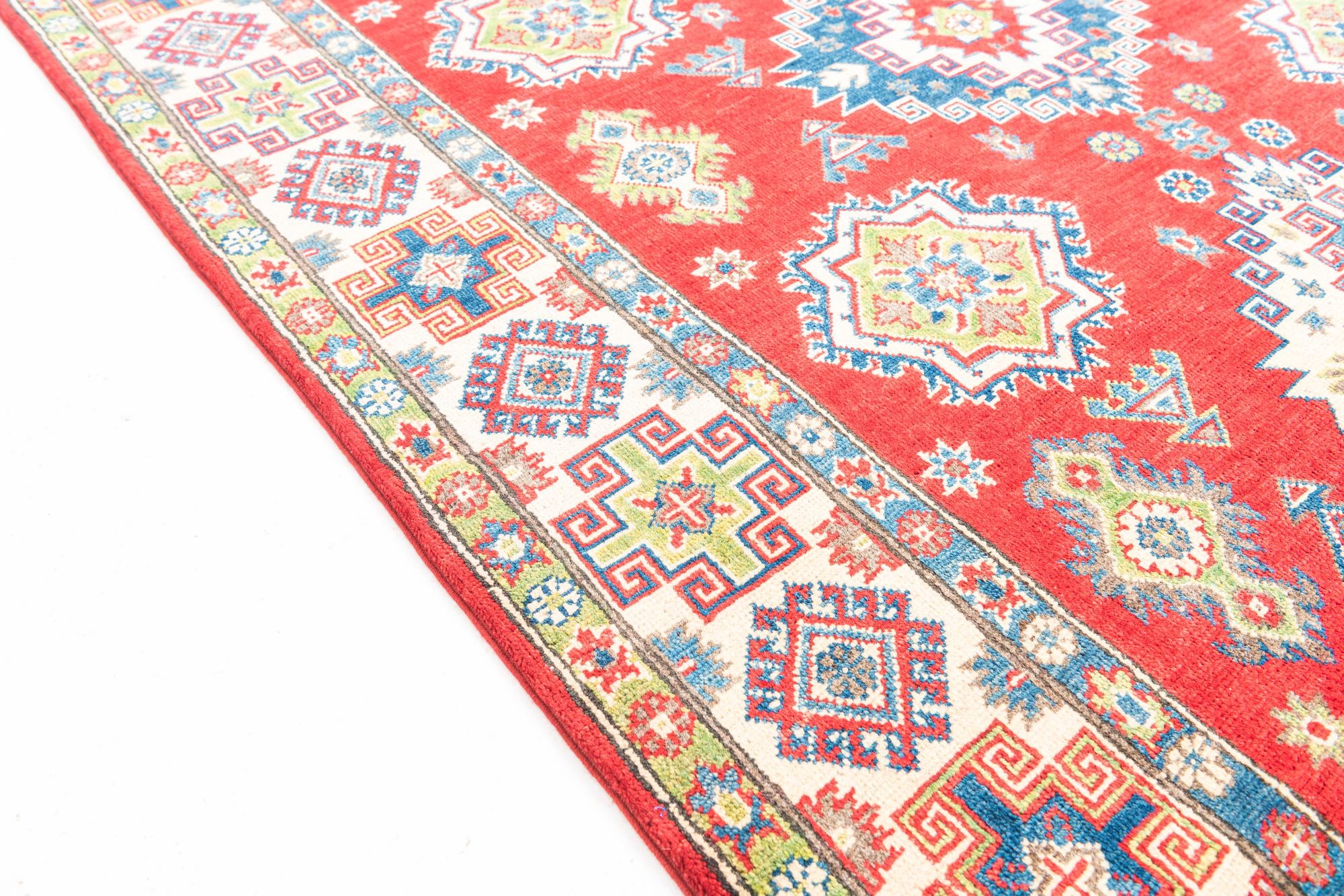 5' x 6' 9 Hand Knotted Kazak Rug