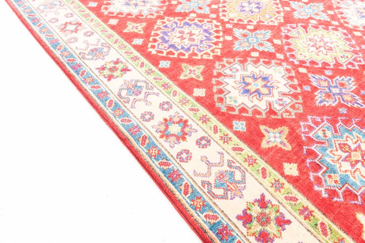 Detail image of 5' x 7' Hand Knotted Kazak Rug