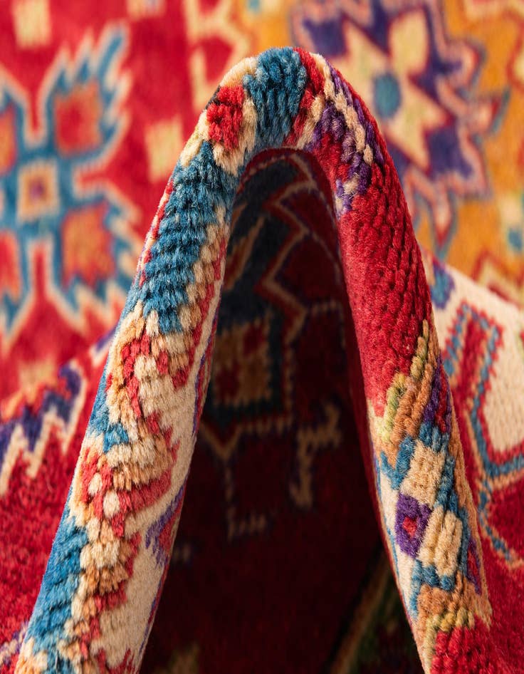 Detail image of 5' x 7'  Hand Knotted Kazak Rug