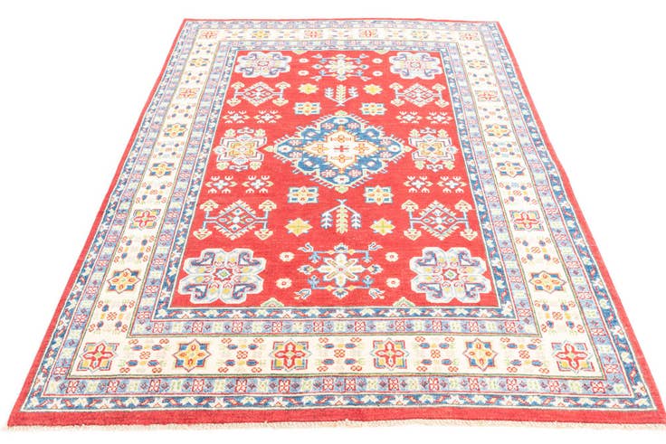 Detail image of 5' x 6' 6 Hand Knotted Kazak Rug