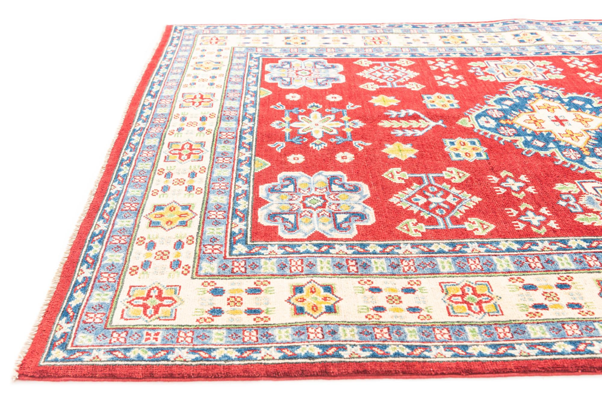 5' x 6' 6 Hand Knotted Kazak Rug