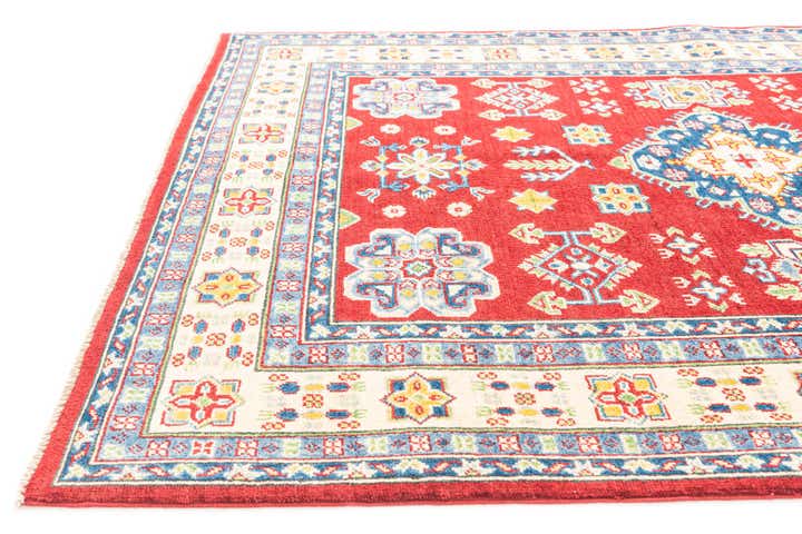 5' x 6' 6 Hand Knotted Kazak Rug