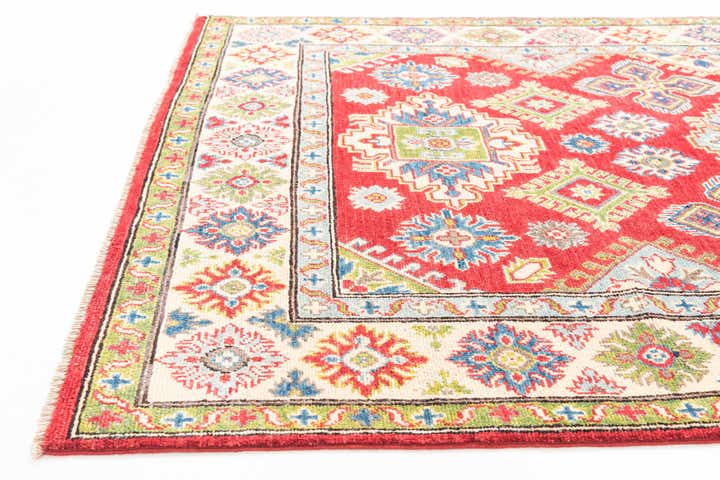 4' 10 x 7' 4 Hand Knotted Kazak Rug