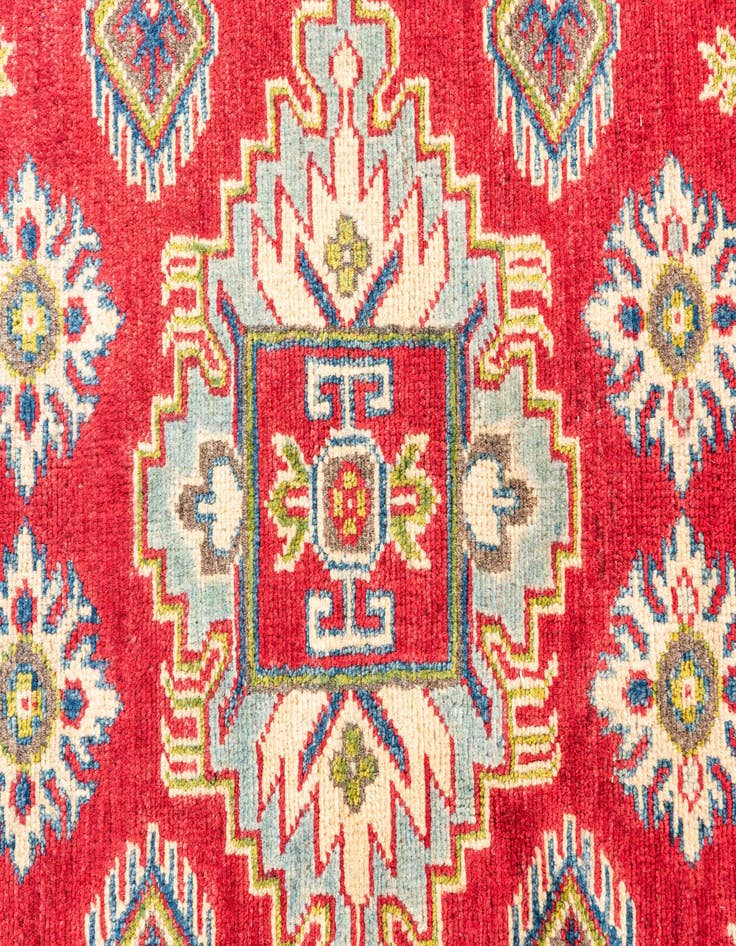 Detail image of 4' 10 x 7' 4 Hand Knotted Kazak Rug