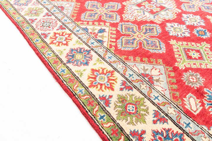 4' 10 x 7' 4 Hand Knotted Kazak Rug