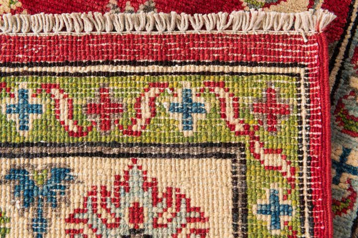 4' 10 x 7' 4 Hand Knotted Kazak Rug