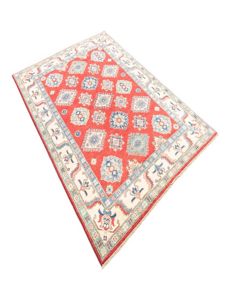 Detail image of 5' x 6' 9  Hand Knotted Kazak Rug