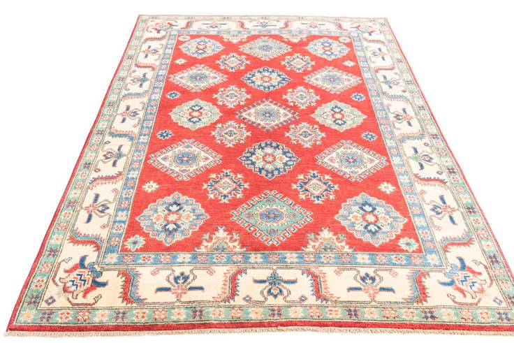 Detail image of 5' x 6' 9 Hand Knotted Kazak Rug