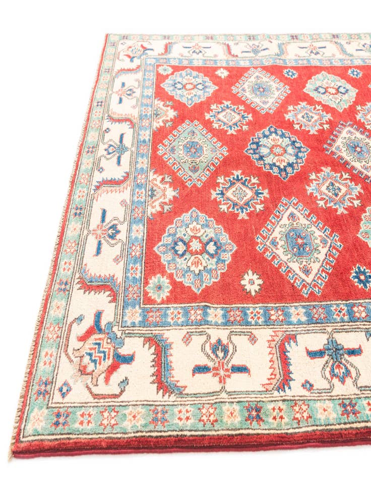 Detail image of 5' x 6' 9  Hand Knotted Kazak Rug