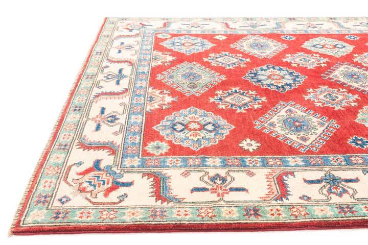 5' x 6' 9 Hand Knotted Kazak Rug