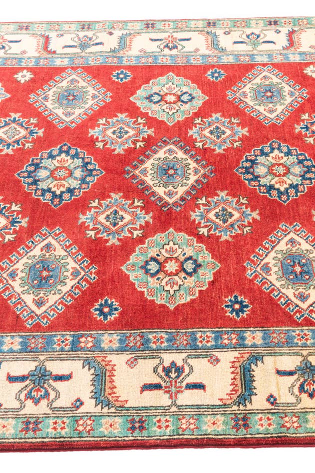 Detail image of 5' x 6' 9 Hand Knotted Kazak Rug