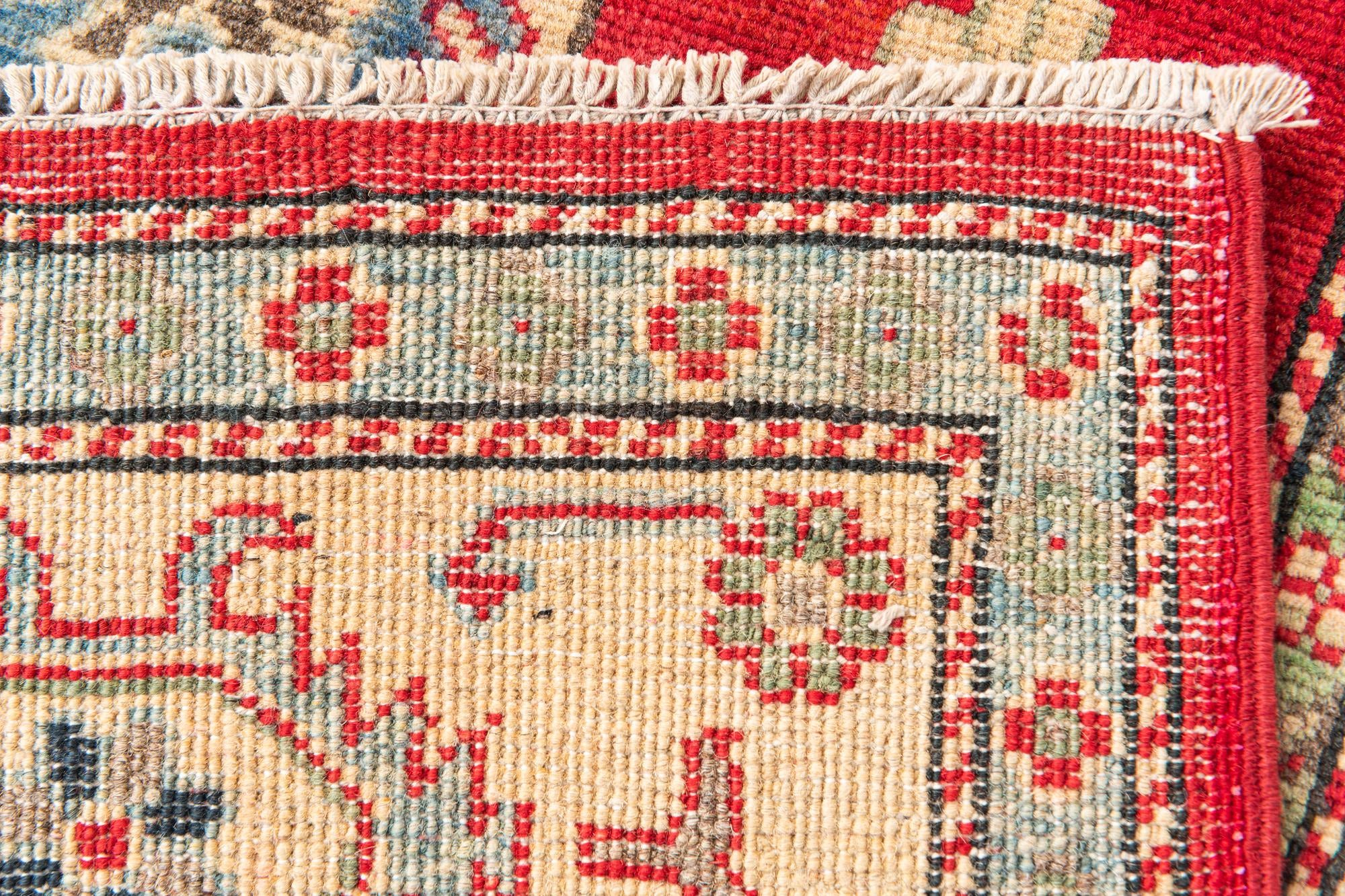 4' 9 x 7' Hand Knotted Kazak Rug