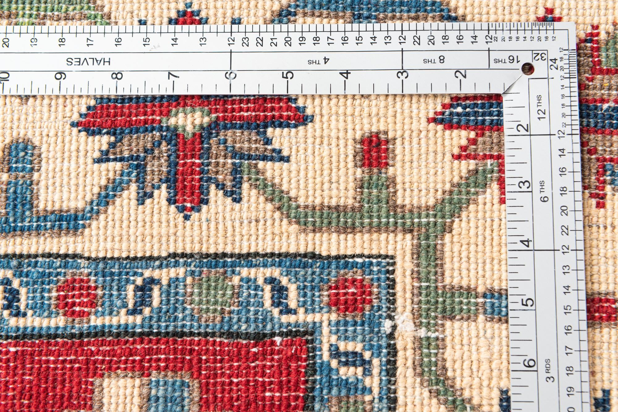 5' x 7' Hand Knotted Kazak Rug