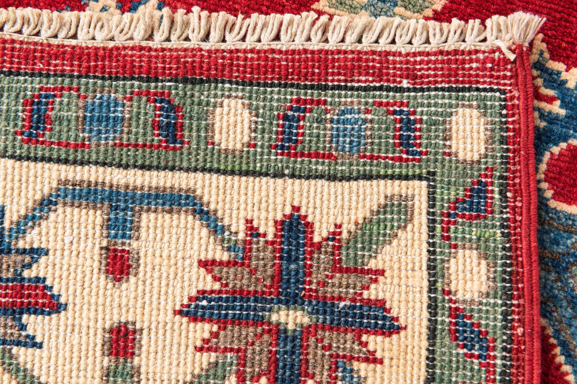 5' x 7' Hand Knotted Kazak Rug