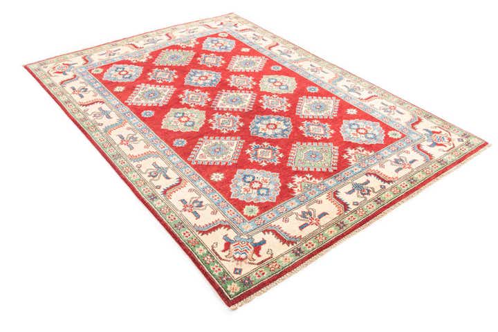 5' x 6' 10 Hand Knotted Kazak Rug