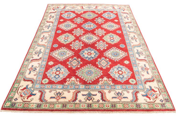 Detail image of 5' x 6' 10 Hand Knotted Kazak Rug