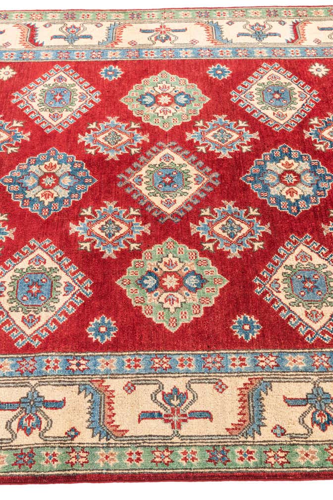 5' x 6' 10 Hand Knotted Kazak Rug
