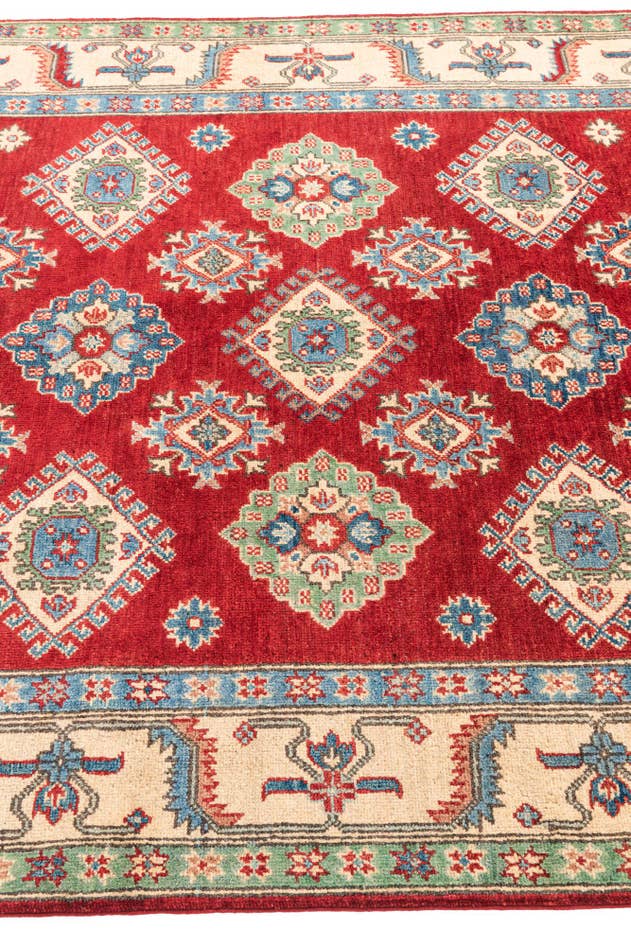 Detail image of 5' x 6' 10 Hand Knotted Kazak Rug