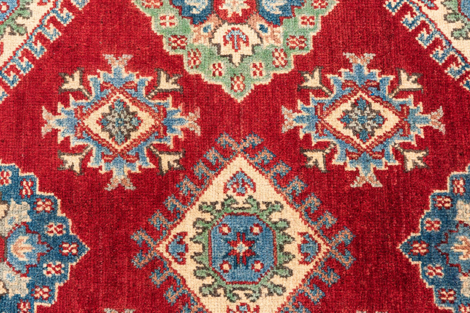 5' x 6' 10 Hand Knotted Kazak Rug