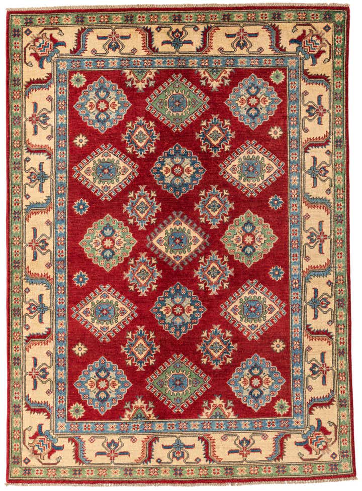 5' x 6' 10 Hand Knotted Kazak Rug