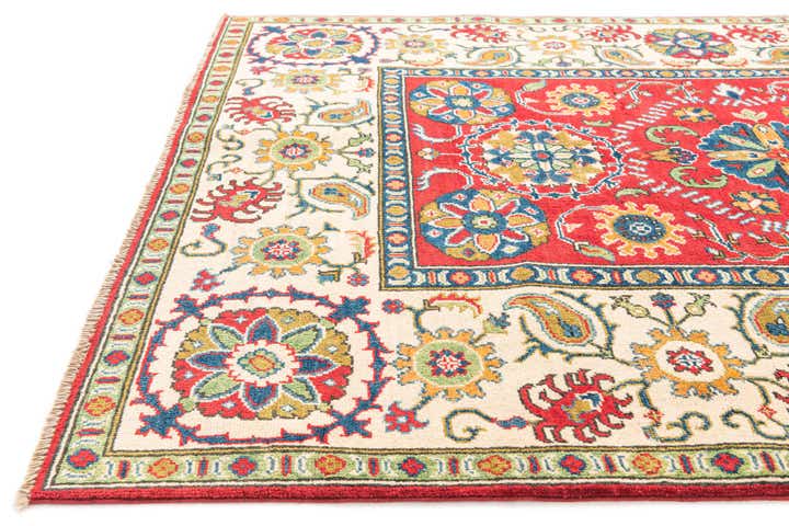 4' 10 x 6' 7 Hand Knotted Kazak Rug
