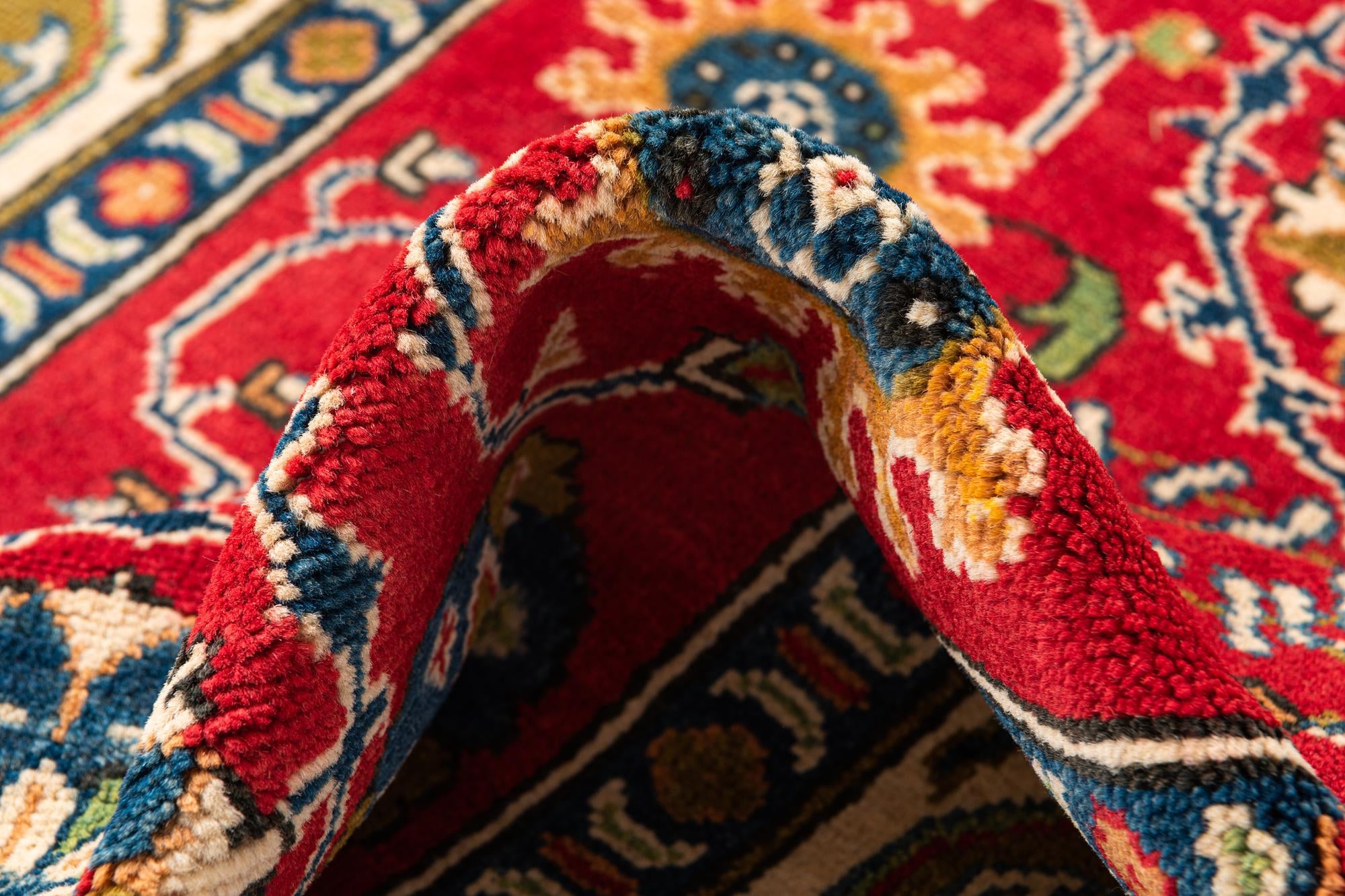 4' 10 x 6' 7 Hand Knotted Kazak Rug