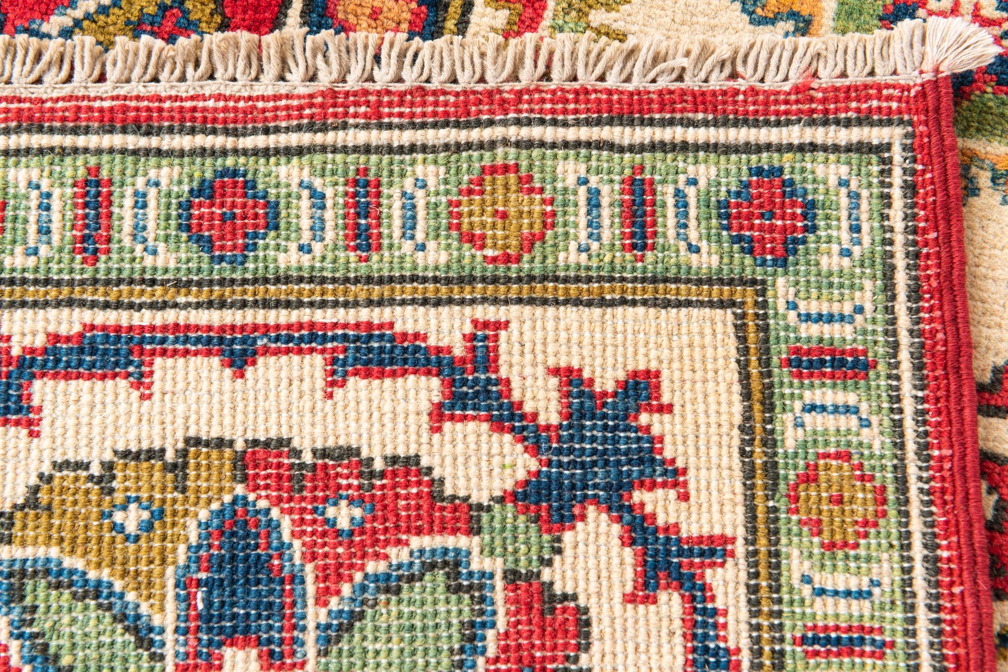 4' 10 x 6' 7 Hand Knotted Kazak Rug