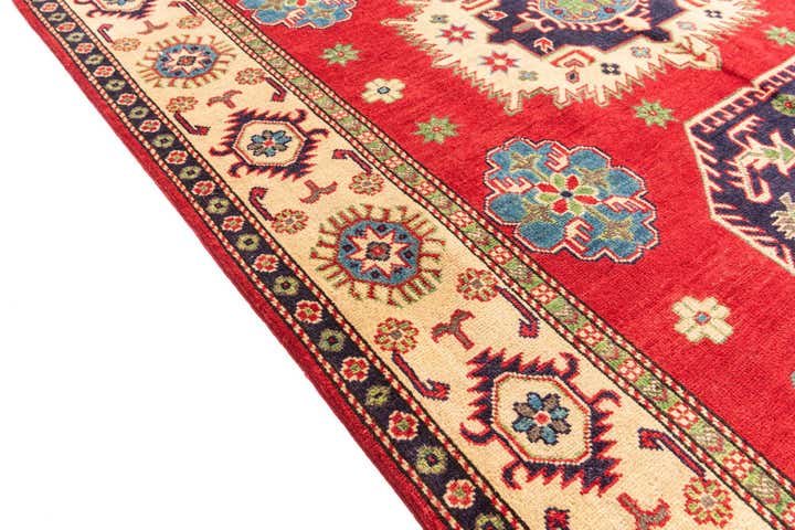 5' 1 x 6' 6 Hand Knotted Kazak Rug