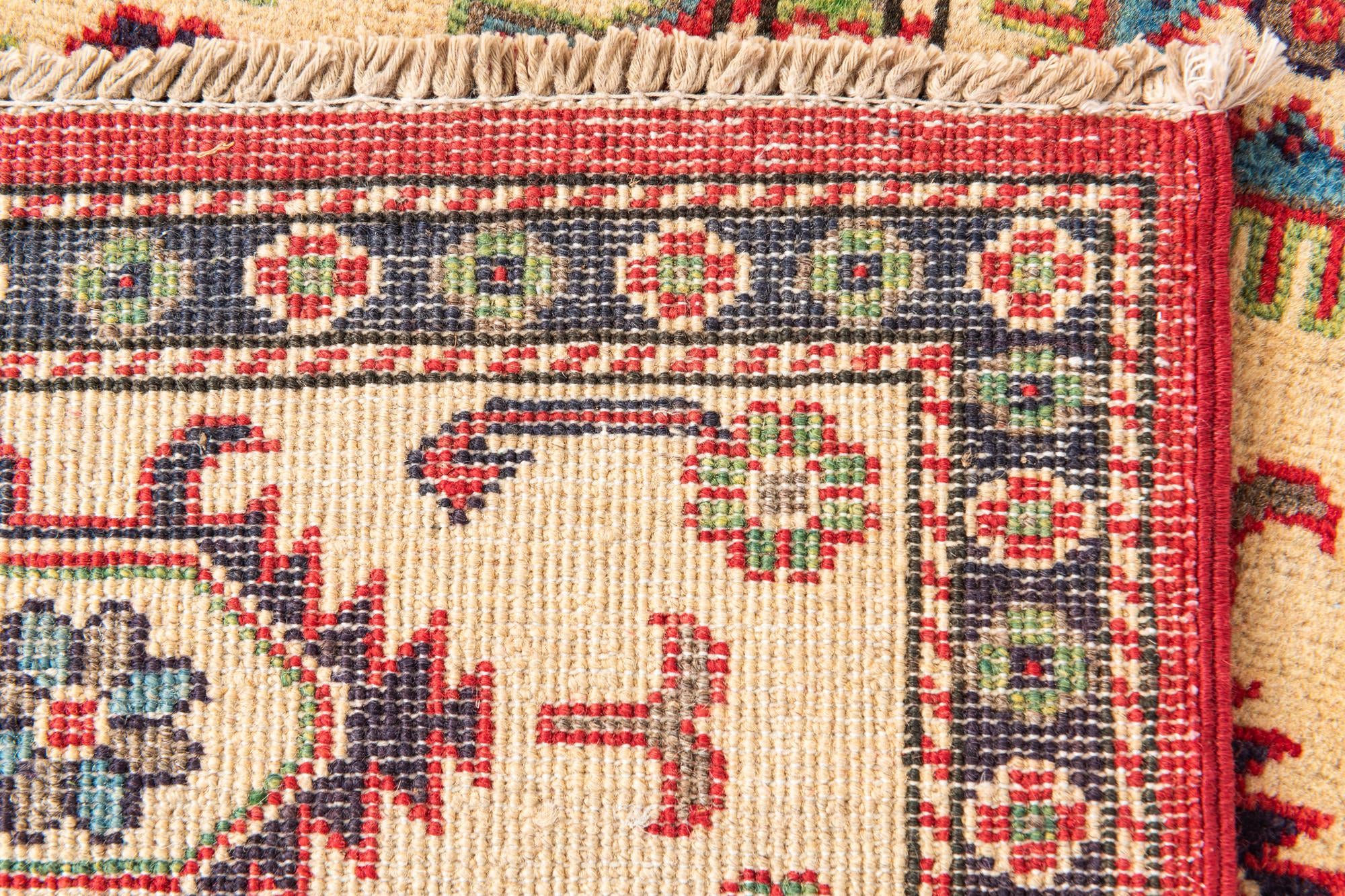 5' 1 x 6' 6 Hand Knotted Kazak Rug