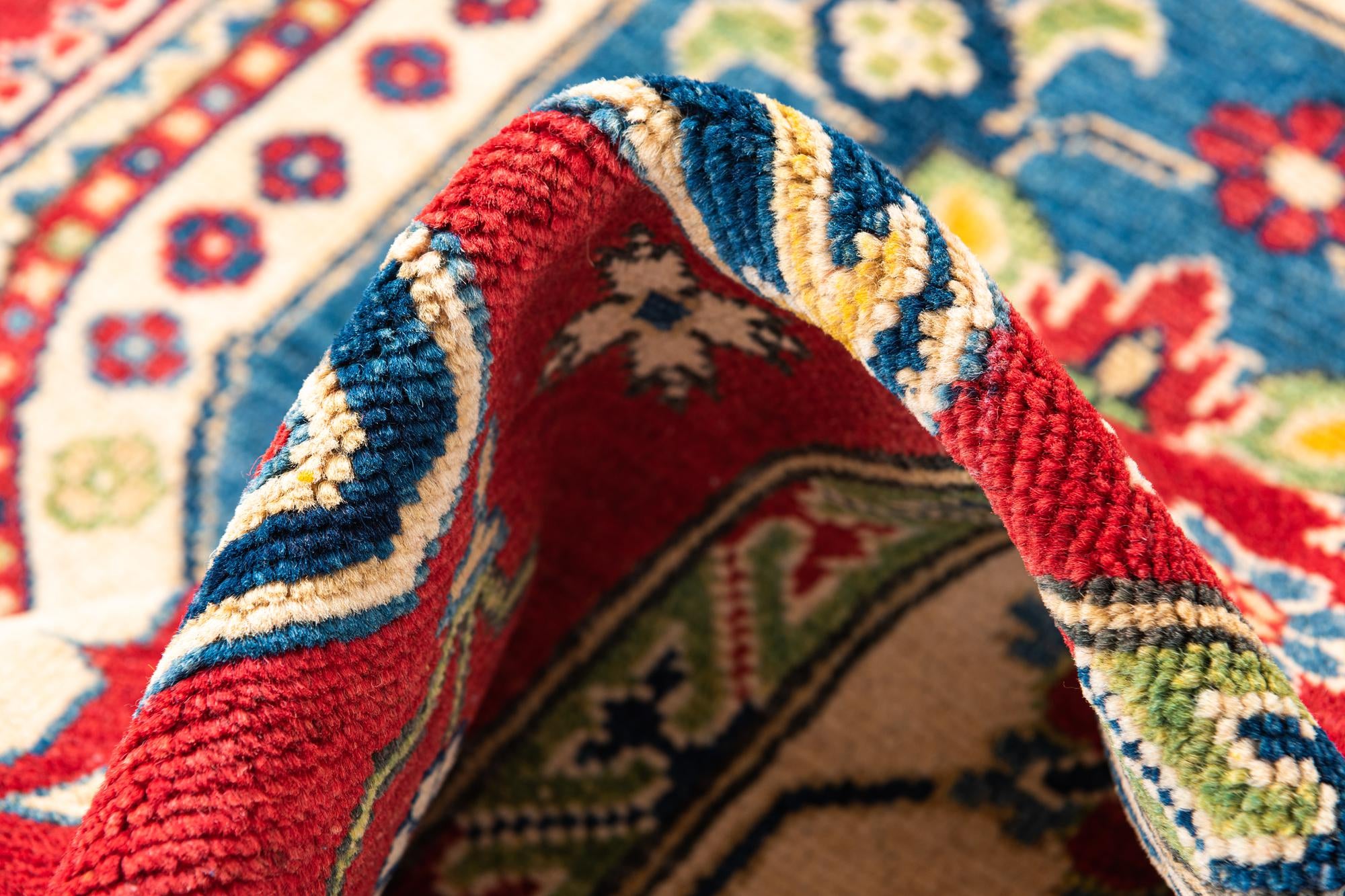 5' 1 x 6' 10 Hand Knotted Kazak Rug