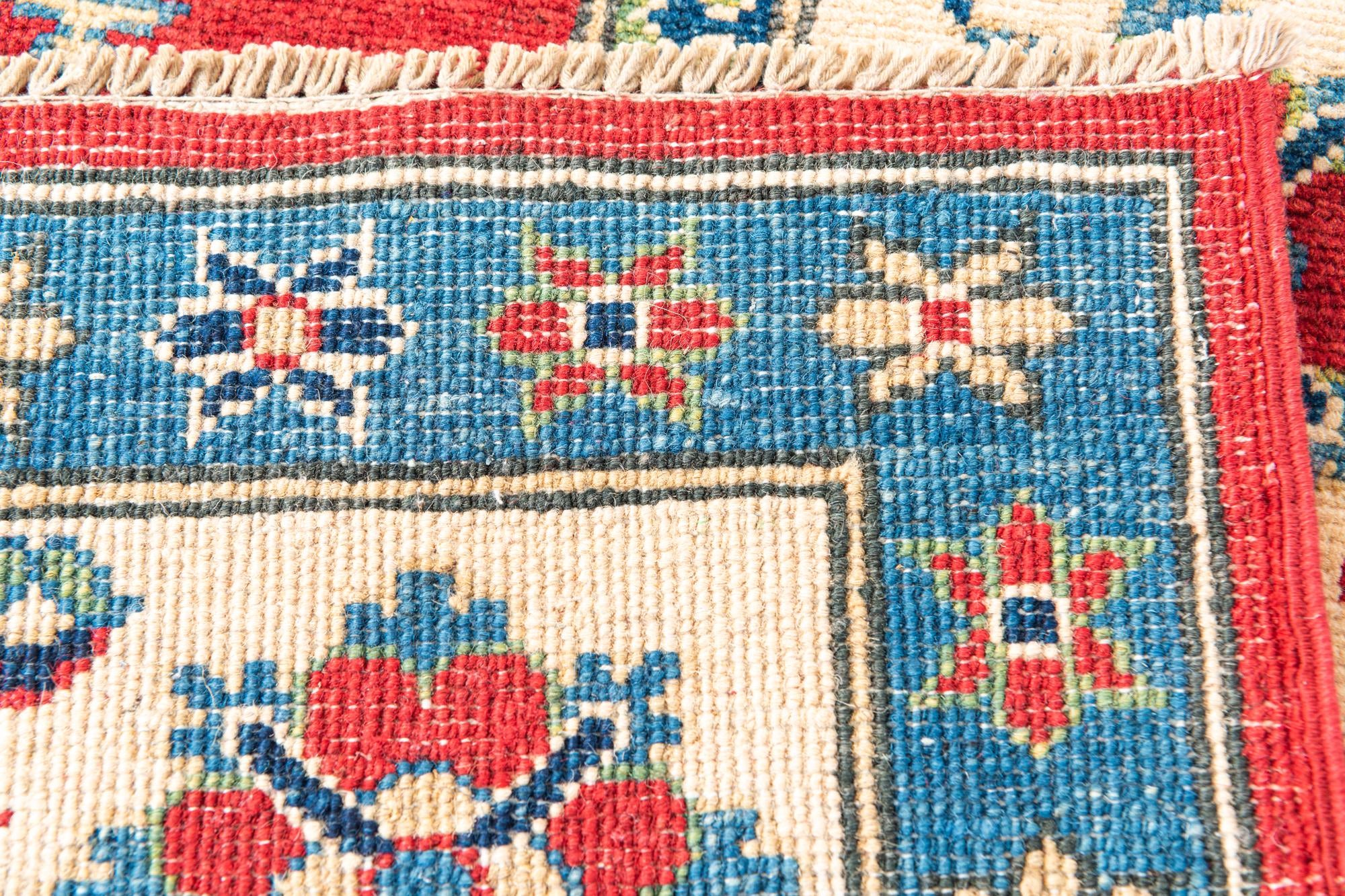 5' 1 x 6' 10 Hand Knotted Kazak Rug