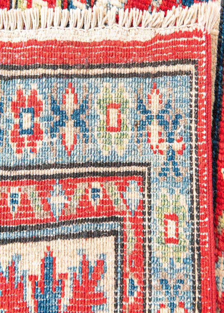 5' 7 x 8' 3 Hand Knotted Kazak Rug