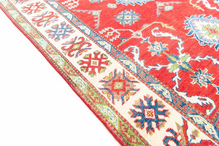 5' x 7' Hand Knotted Kazak Rug