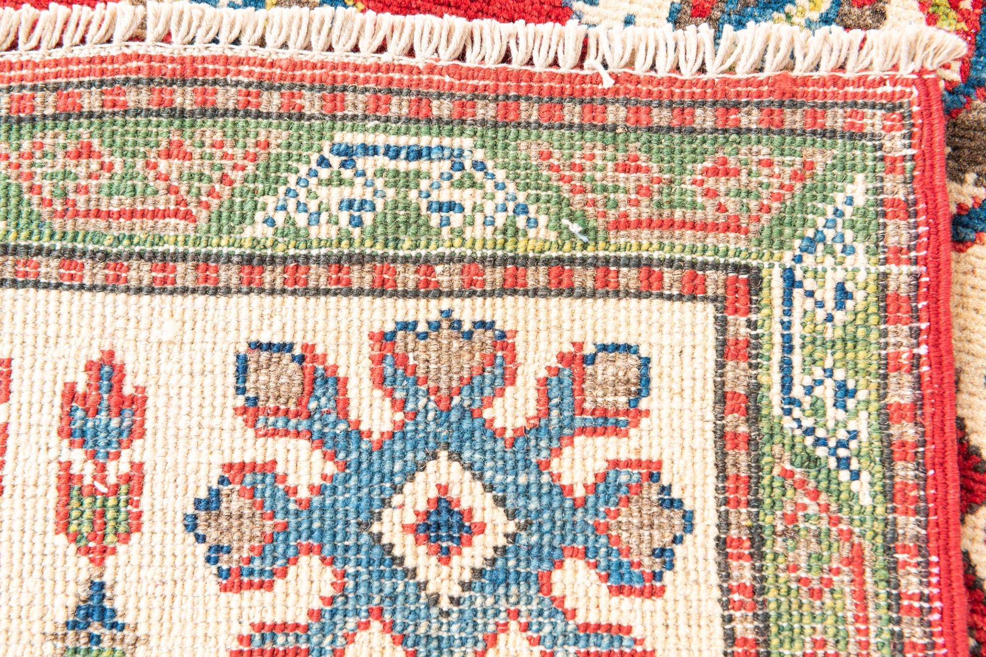 5' x 7' Hand Knotted Kazak Rug