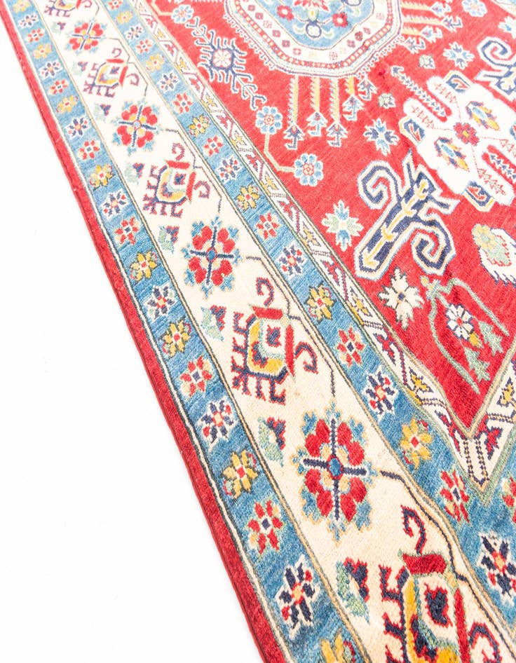 Detail image of 5' 9 x 8' 5  Hand Knotted Kazak Rug